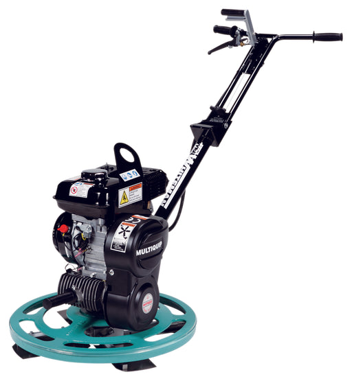 4-blade, 24", Honda GX160, 4.8 HP, Min 70-130 Max RPM blade speed, centrifugal clutch