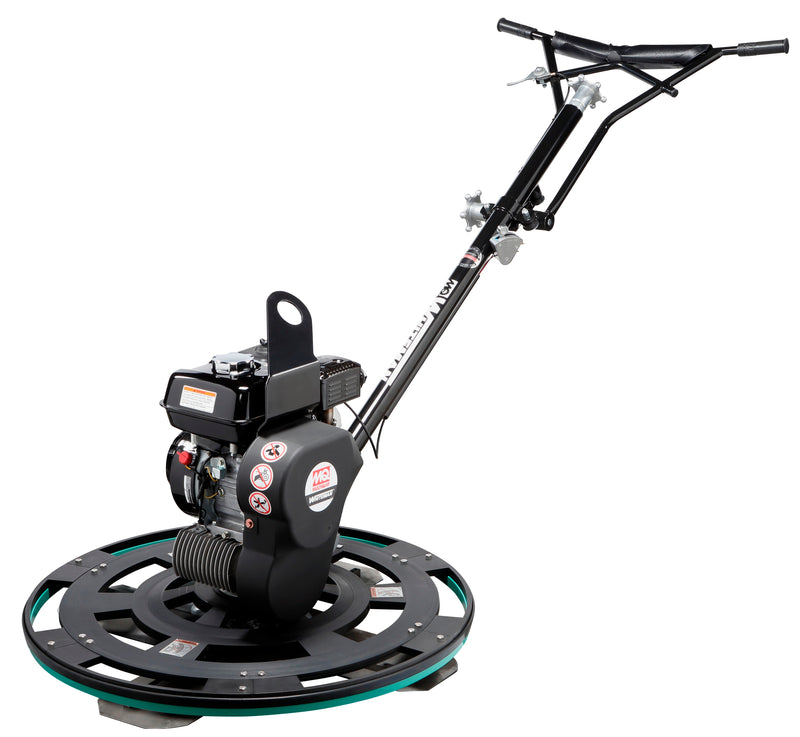 4-Blade,30"/36", Honda GX160, 4.8 HP, Min 60-115 Max RPM blade speed.